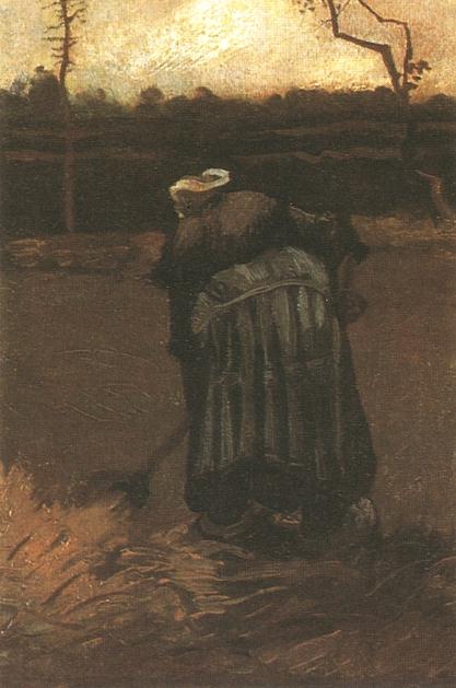 Peasant Woman Digging 3 — Vincent Willem Van Gogh