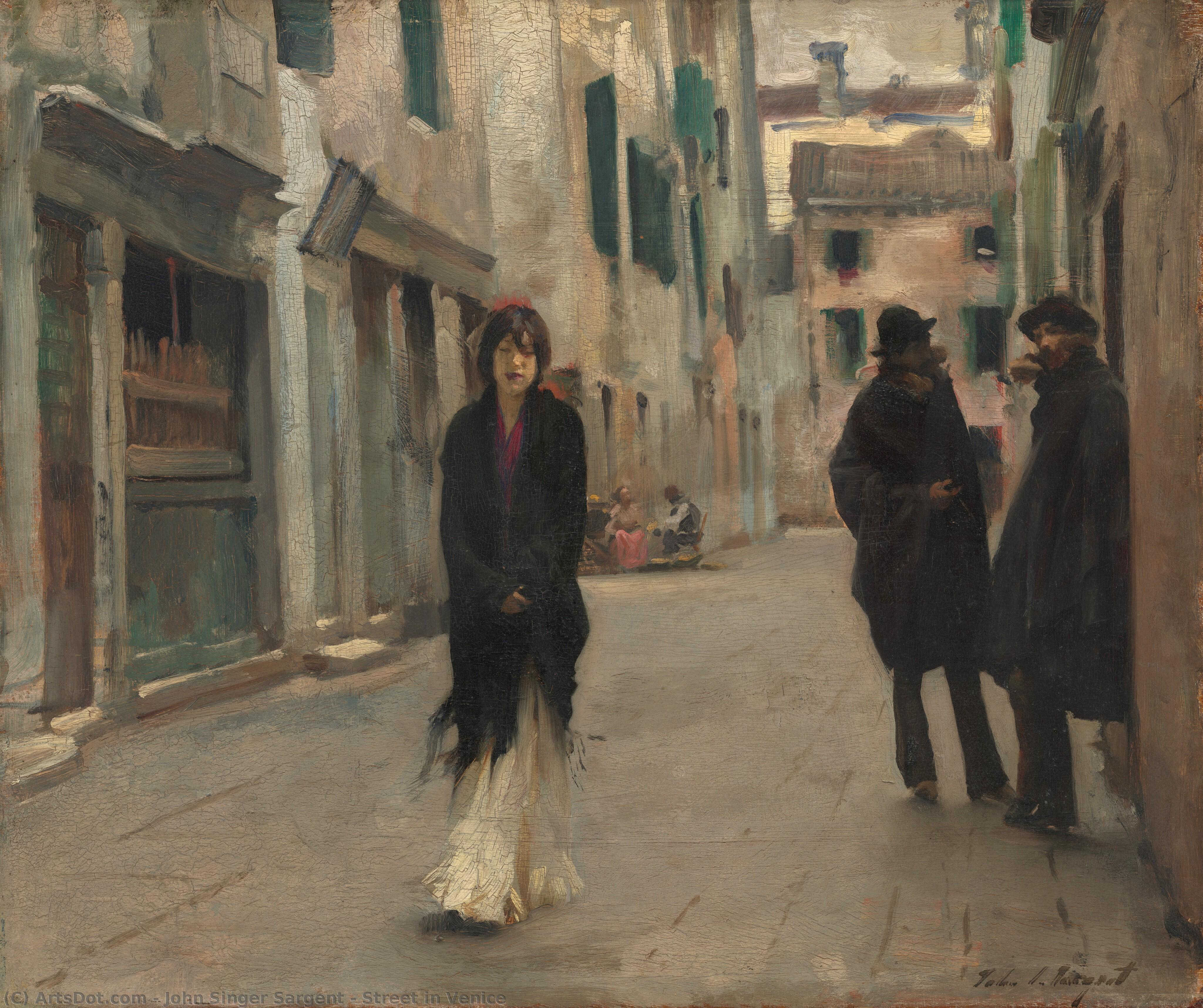 Street In Venice — John Singer Sargent