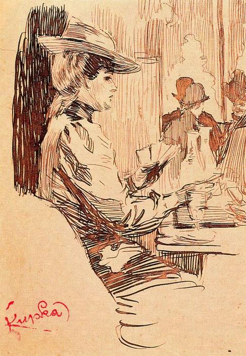 Women In The Tavern — František Kupka