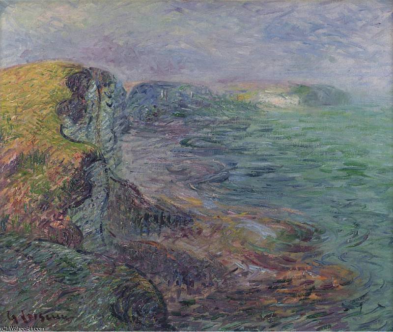 Cliffs At Yport — Gustave Loiseau