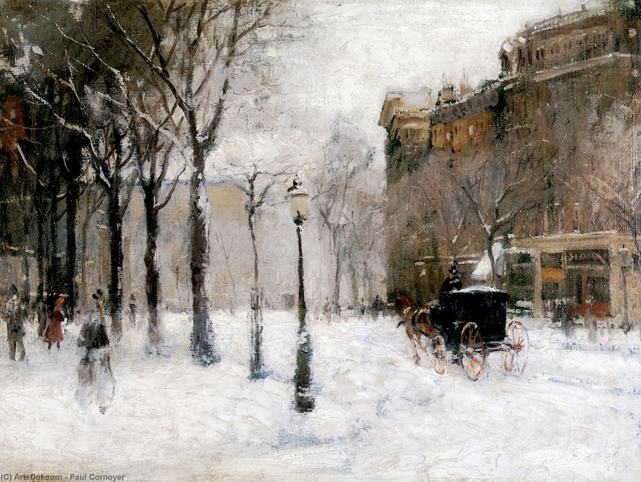 Winter In New York — Paul Cornoyer