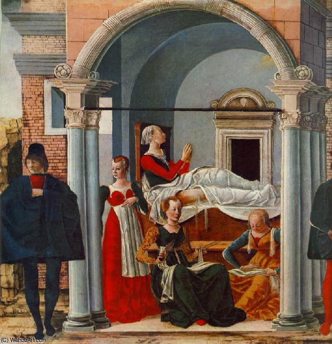Predella (detail) — Ercole De' Roberti