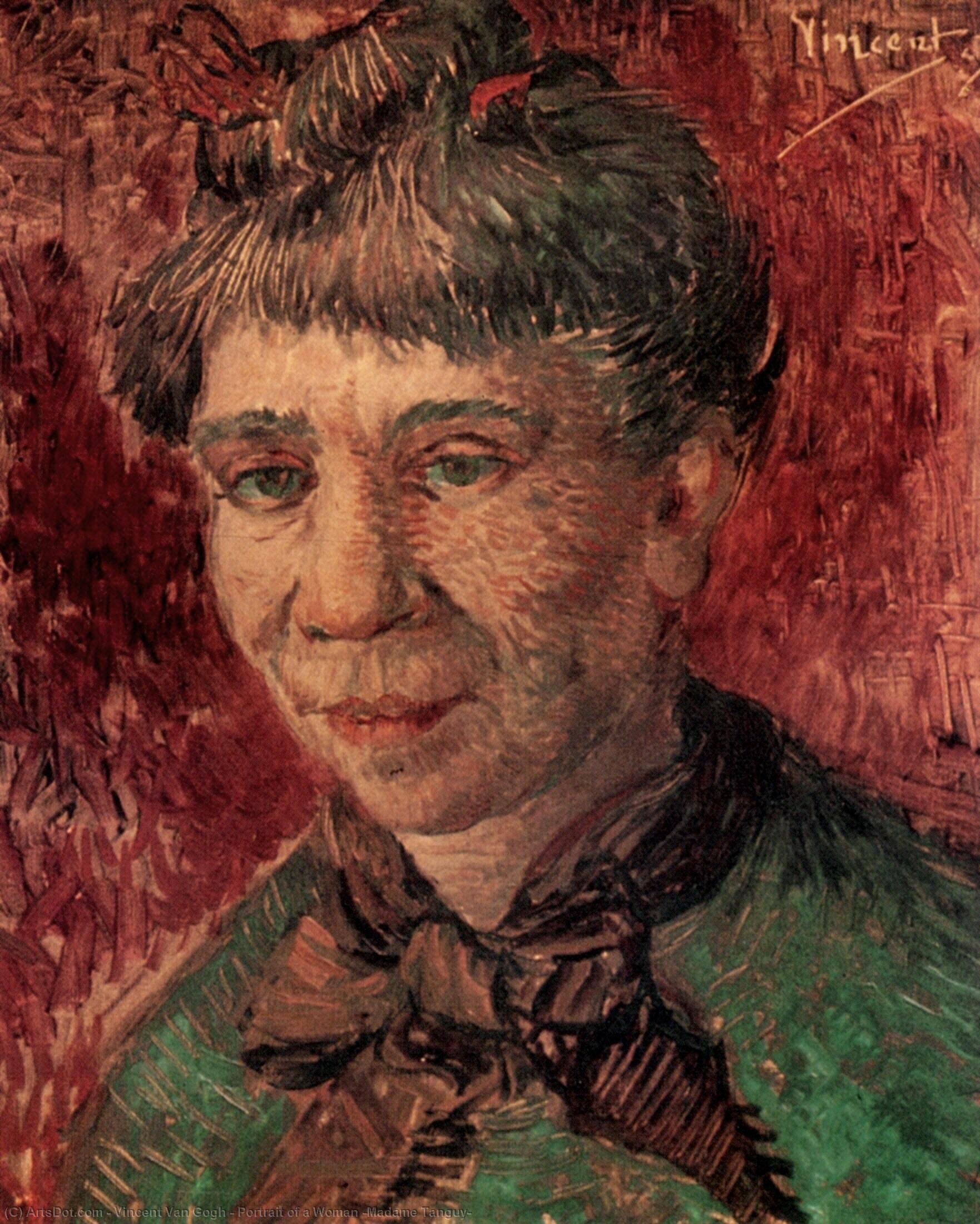 Portrait Of A Woman (madame Tanguy) — Vincent Willem Van Gogh