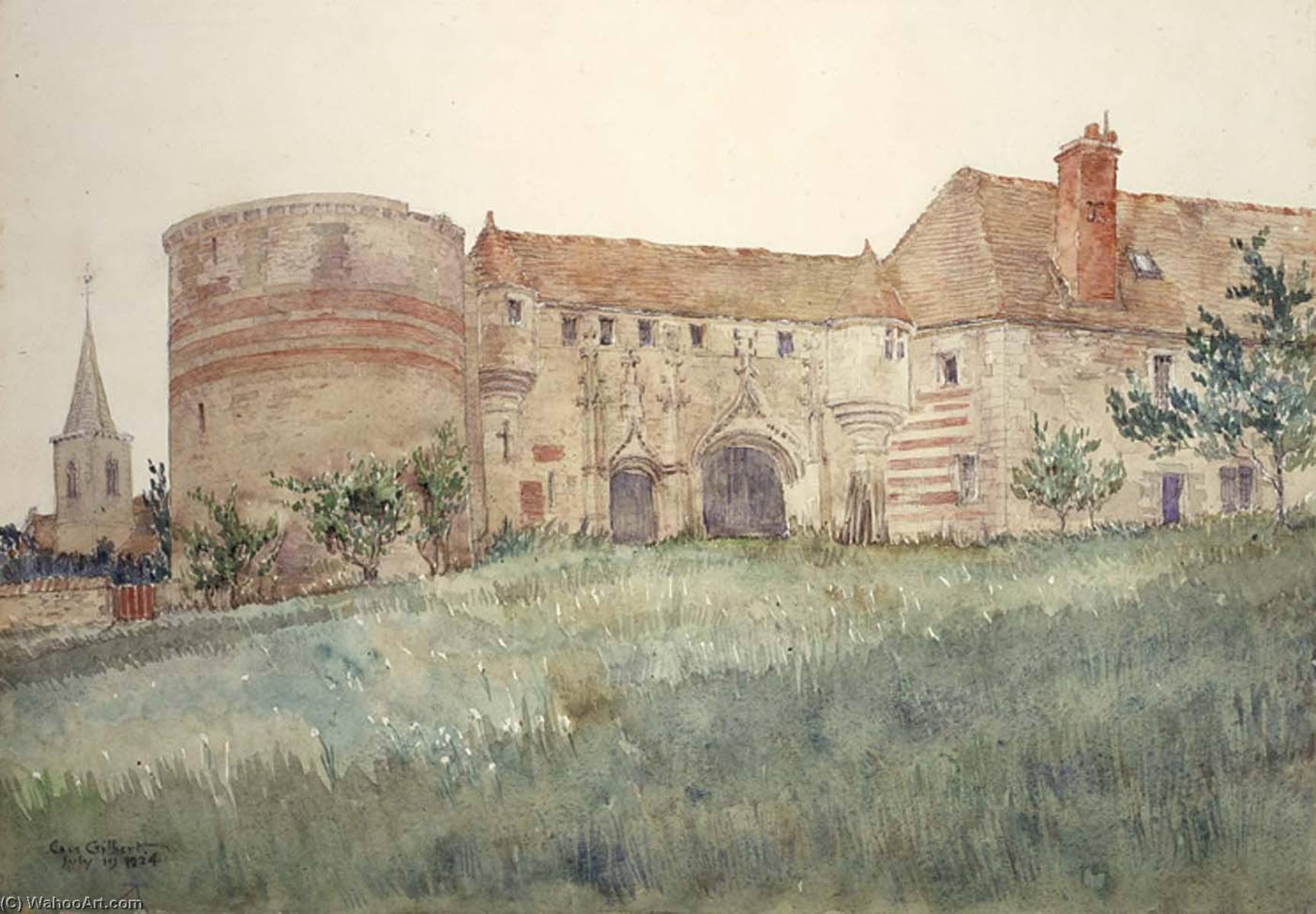Chateau De L'houblouniere — Cass Gilbert