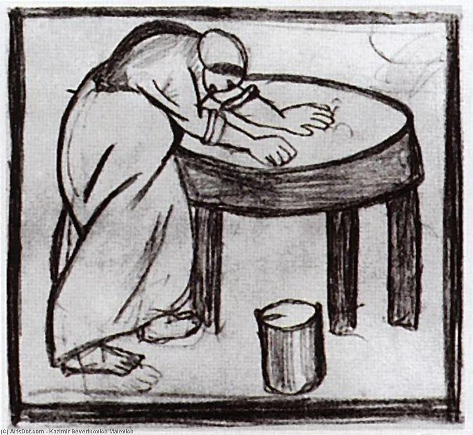 Laundress — Kazimir Malevich