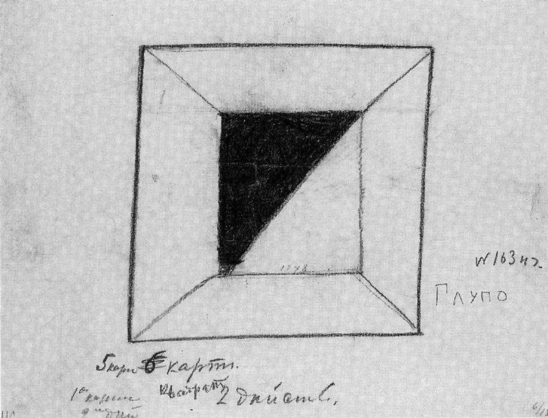 Stage Design, Act 2, Scene 5 — Kazimir Malevich