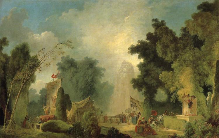 The Fair At Saint-cloud — Jean-honoré Fragonard
