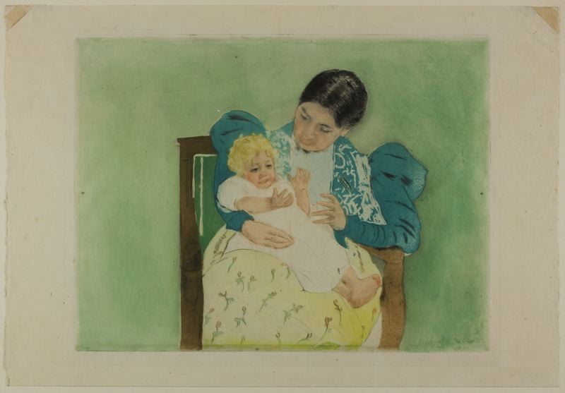 The Barefooted Child — Mary Stevenson Cassatt