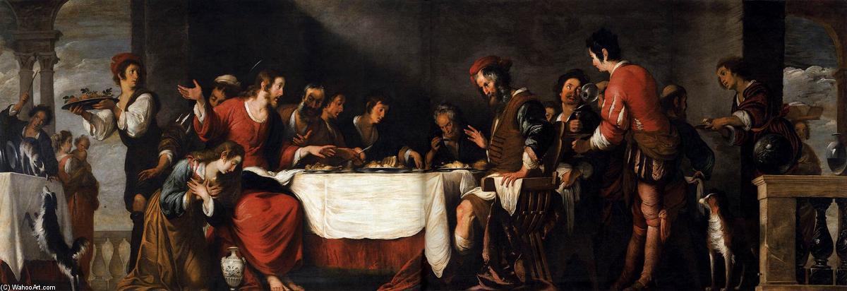Banquet At The House Of Simon — Bernardo Strozzi