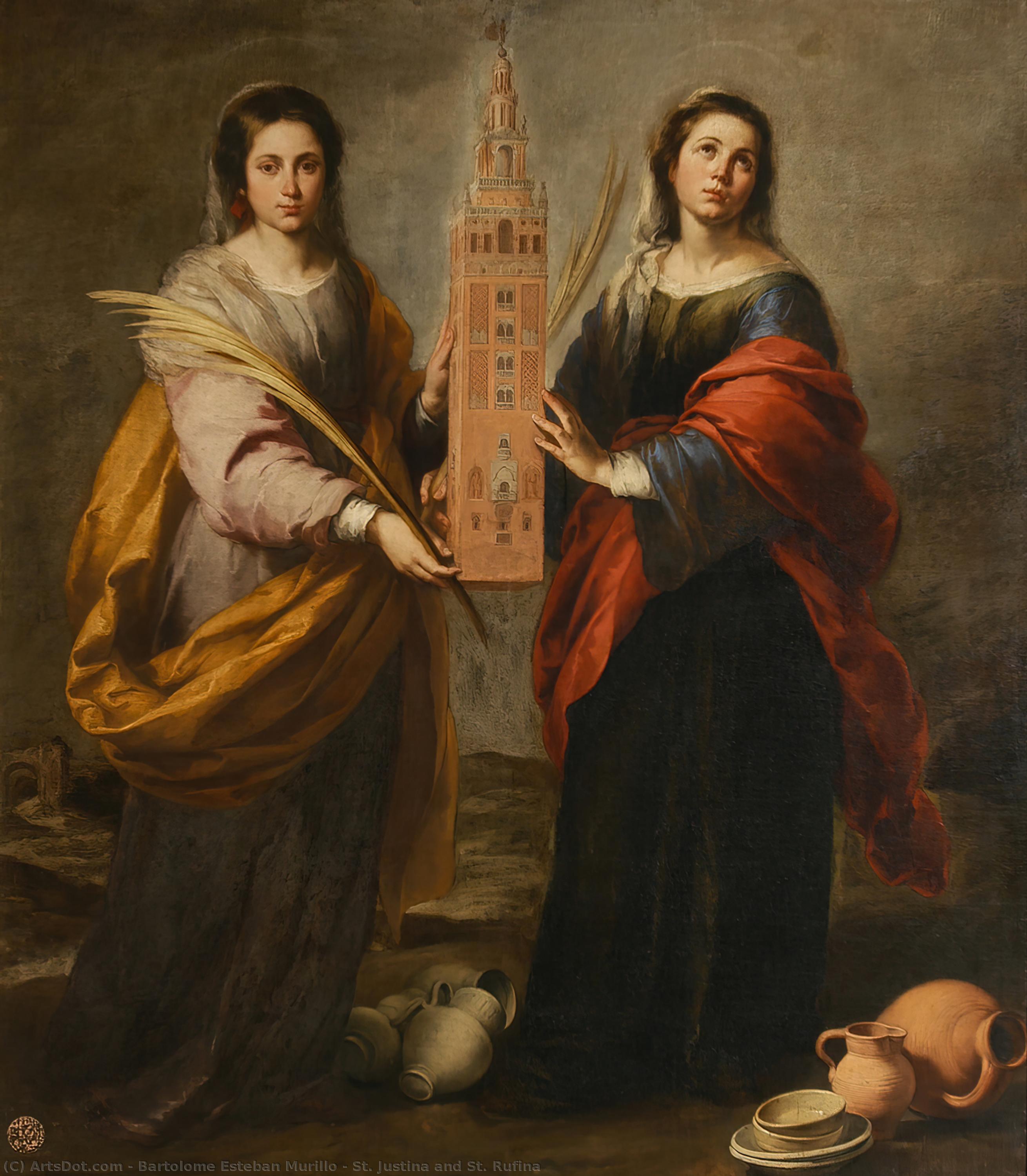St. Justina And St. Rufina — Bartolomé Esteban Murillo
