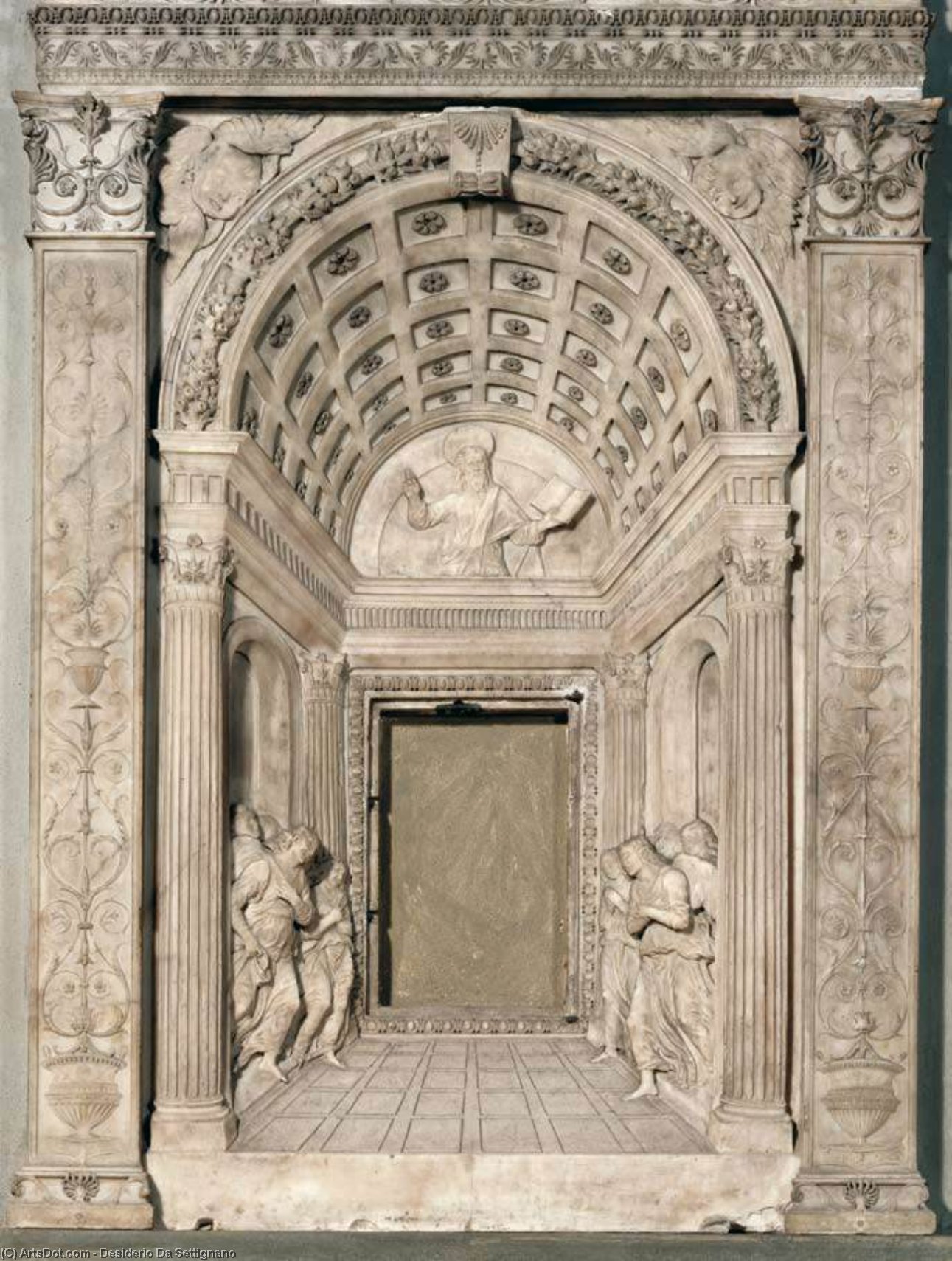 Tabernacle (detail) — Desiderio Da Settignano
