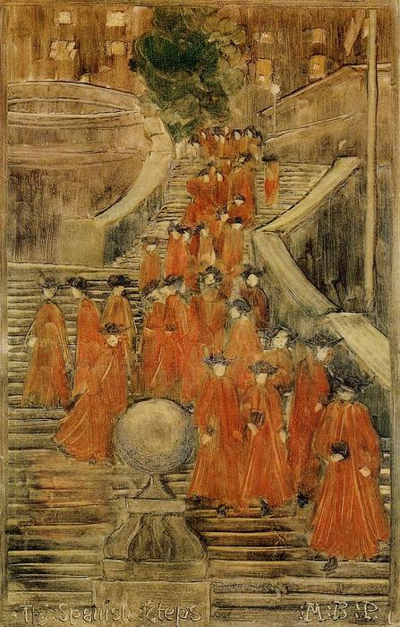 The Spanish Steps — Maurice Brazil Prendergast