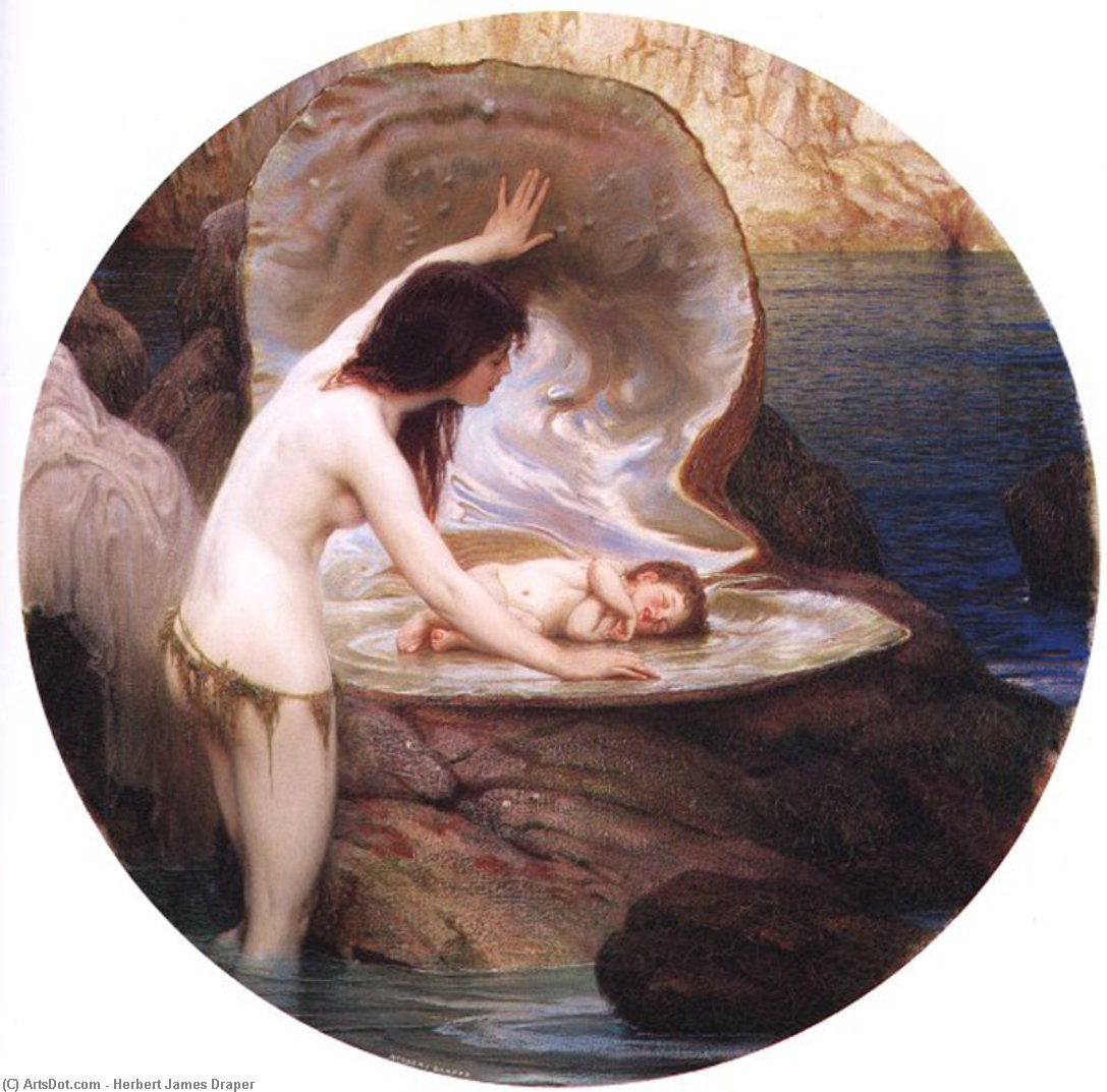 Waterbaby — Herbert James Draper