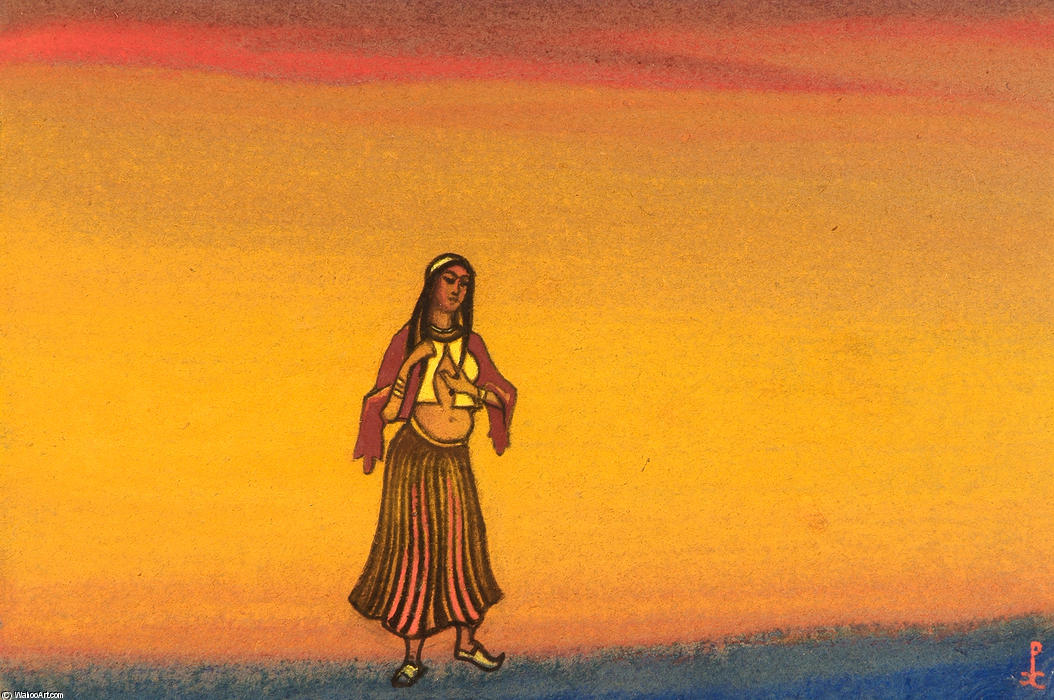 A Captive Girl — Nicholas Roerich