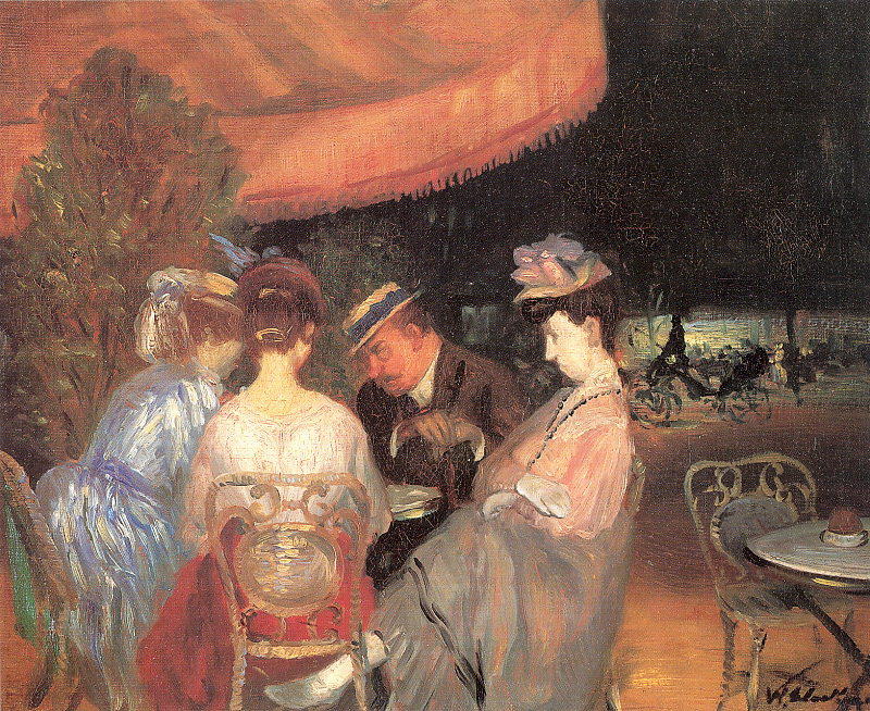 Café De La Paix — William James Glackens