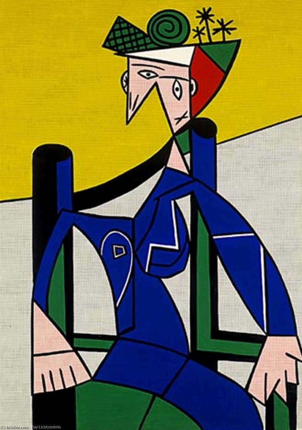 Woman In A Wheelchair — Roy Lichtenstein