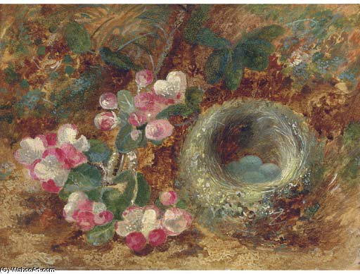 Apple Blossom And A Bird's Nest — Vincent Clare
