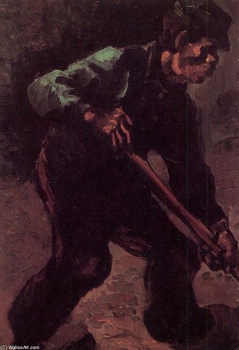 Peasant Digging — Vincent Willem Van Gogh