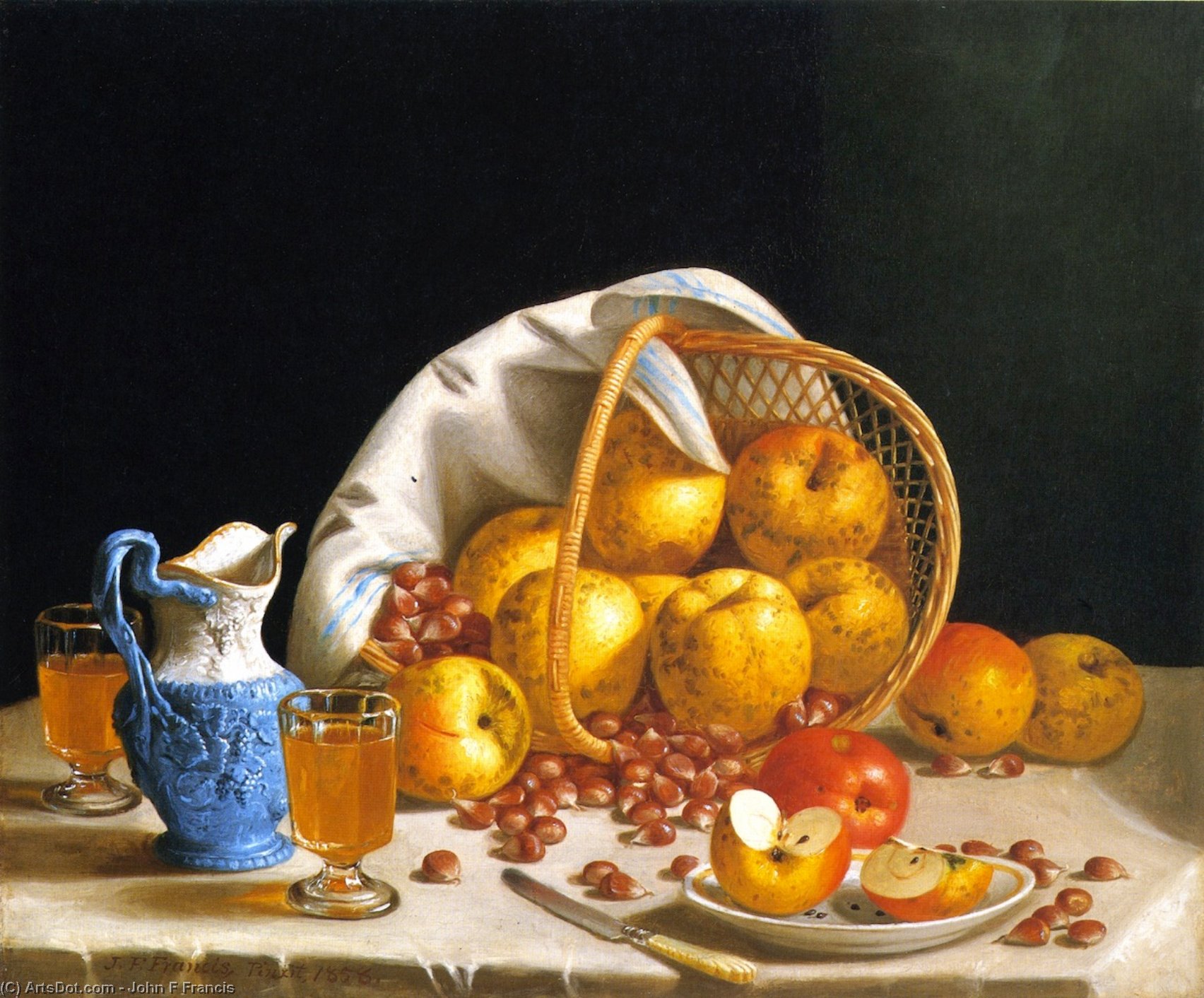Still Life With Yellow Apples — John F Francis