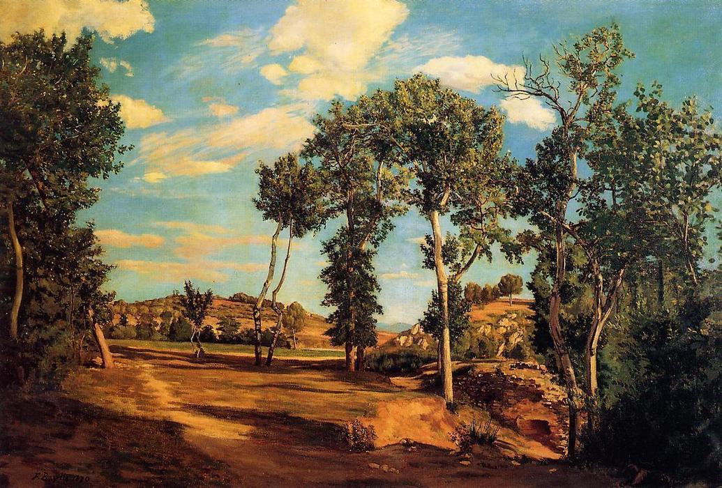The Banks Of The Lez — Frédéric Bazille