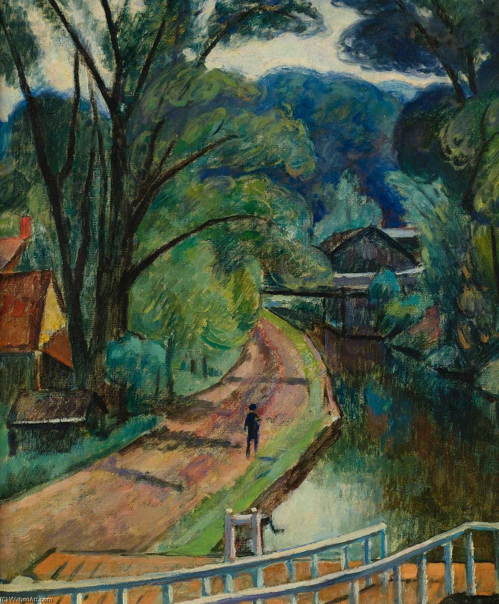 A City Park In Paris, France — Samuel Halpert