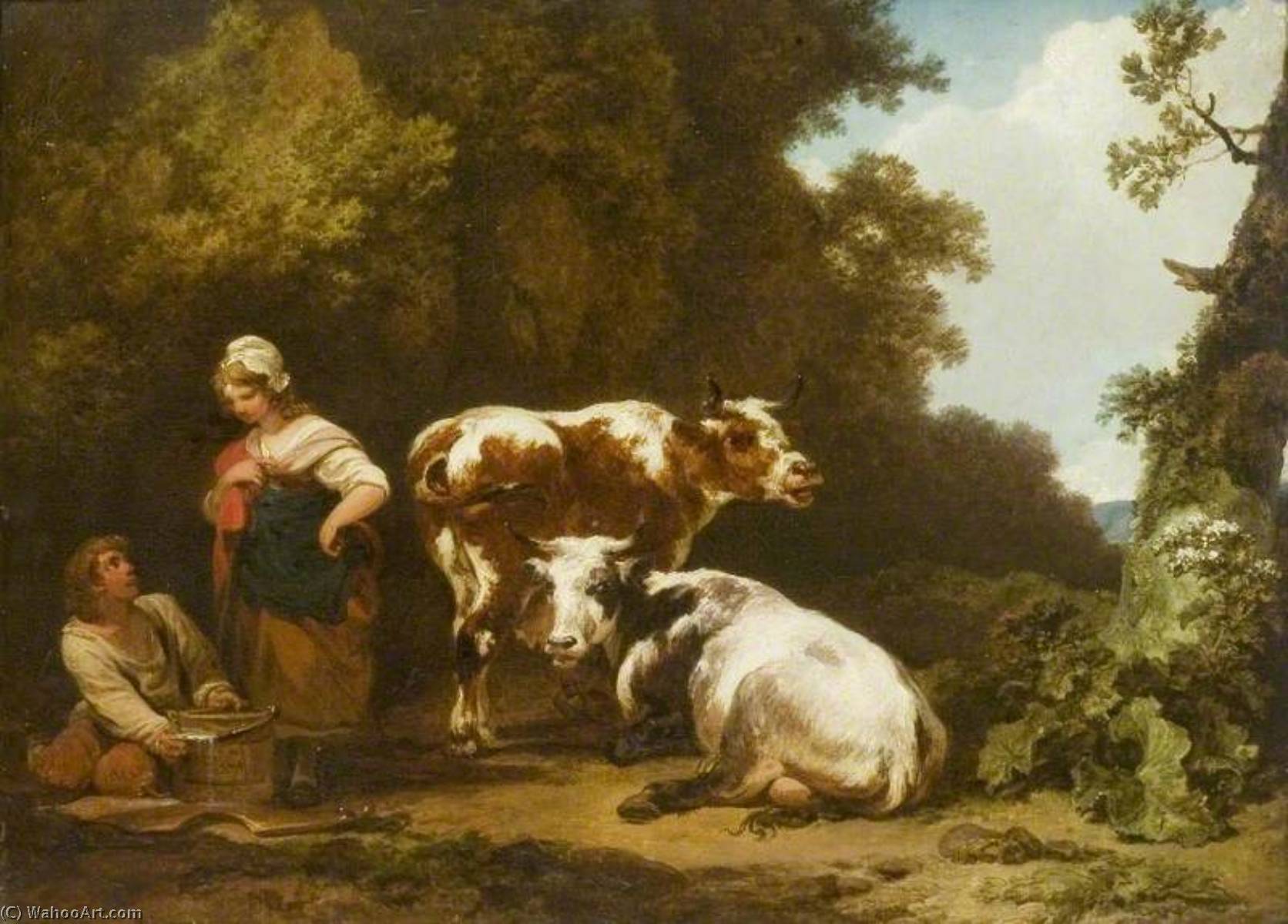 Pastoral Scene — Philip James De Loutherbourg