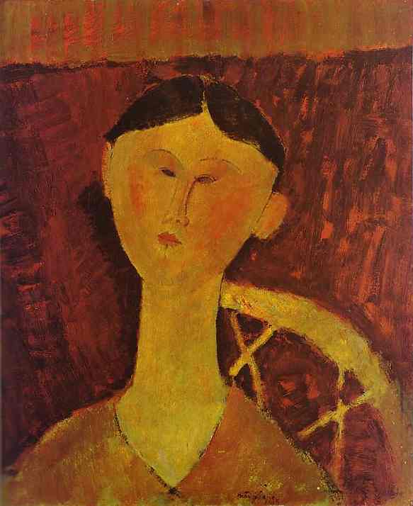 Portrait Of Beatrice Hastings — Amedeo Clemente Modigliani