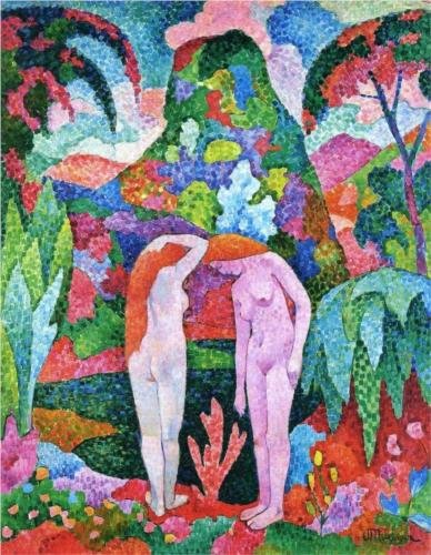 Two Nudes In An Exotic Landscape — Jean Dominique Antony Metzinger