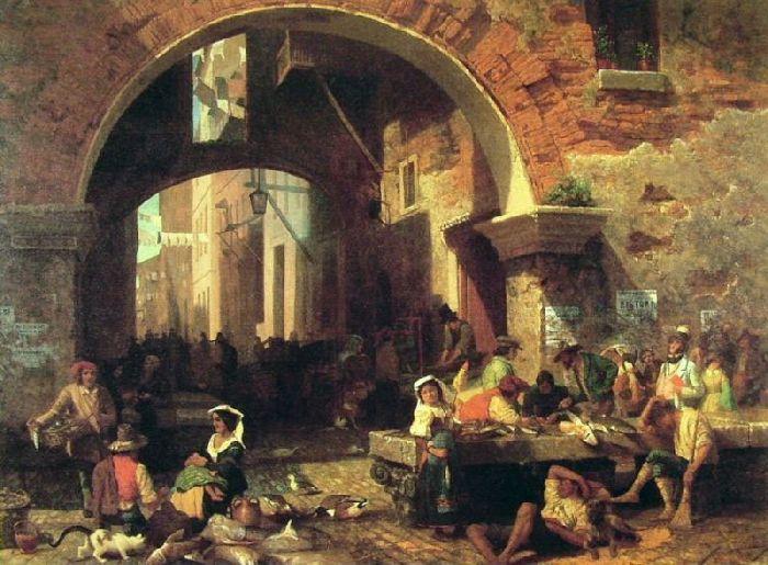 The Arch Of Octavius — Albert Bierstadt