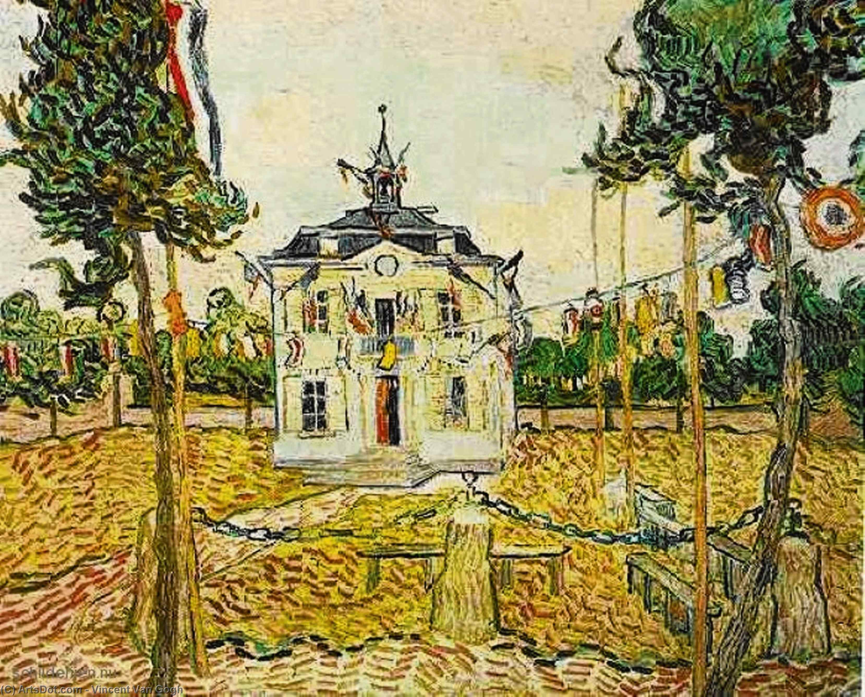 Ayuntamiento De Auvers — Vincent Willem Van Gogh