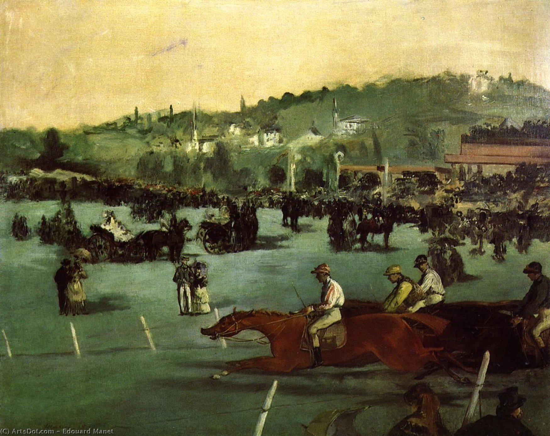 The Races In The Bois De Boulogne — Édouard Manet