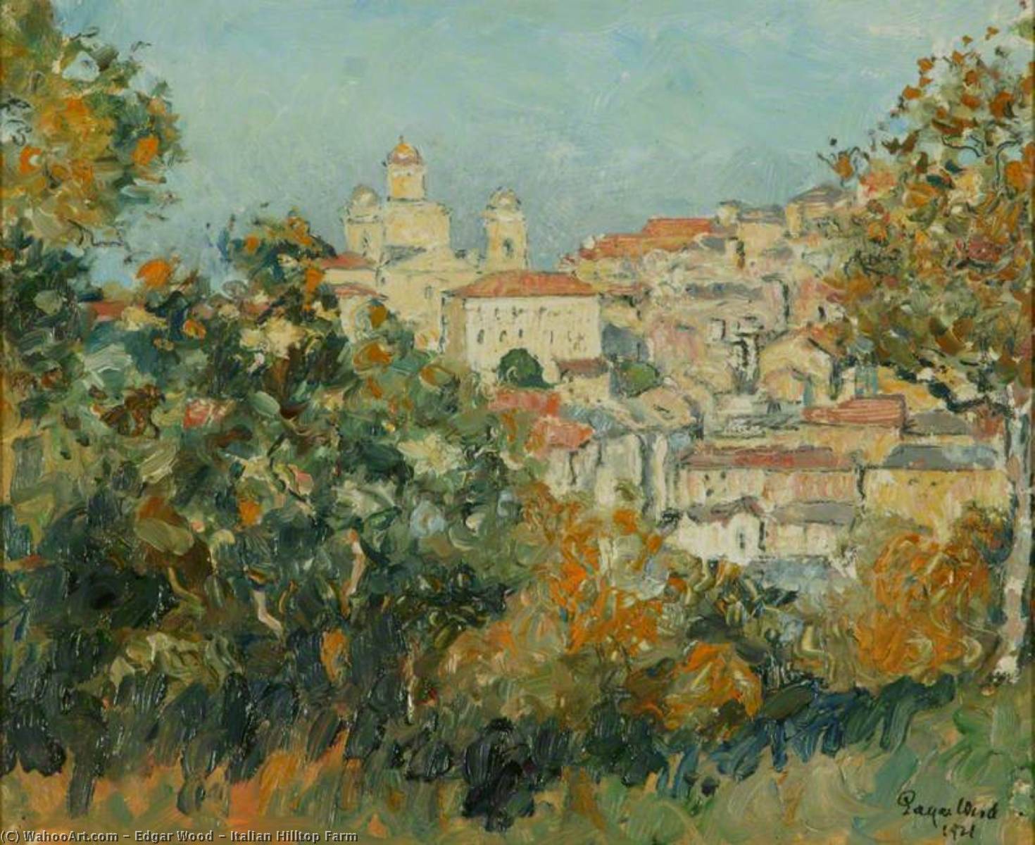 Italian Hilltop Farm — Edgar Wood