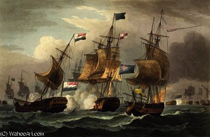 Action Off Camperdown, October 11th — Thomas Whitcombe