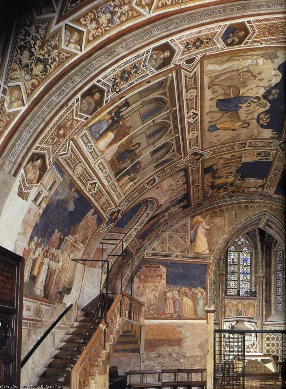 View Of The North Transept — Giotto Di Bondone