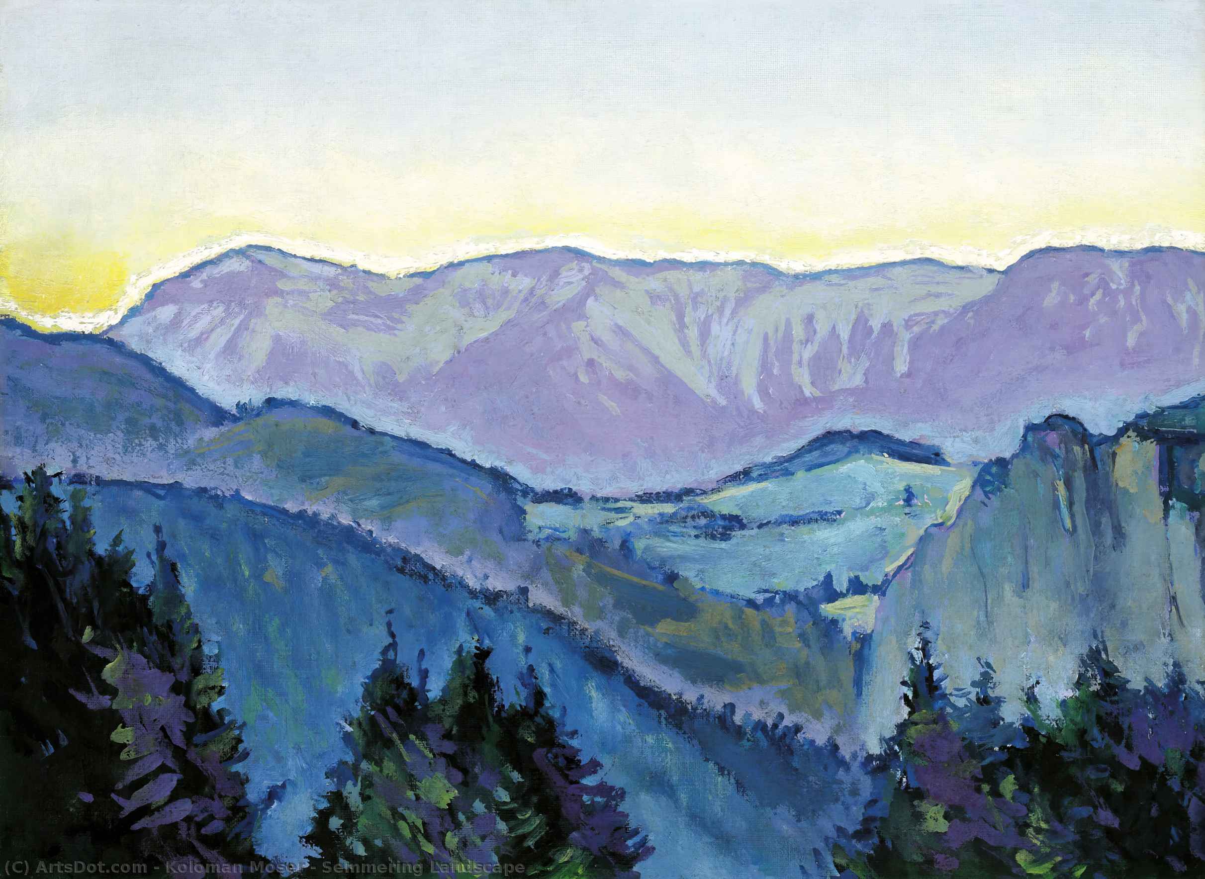 Semmering Landscape — Koloman Moser