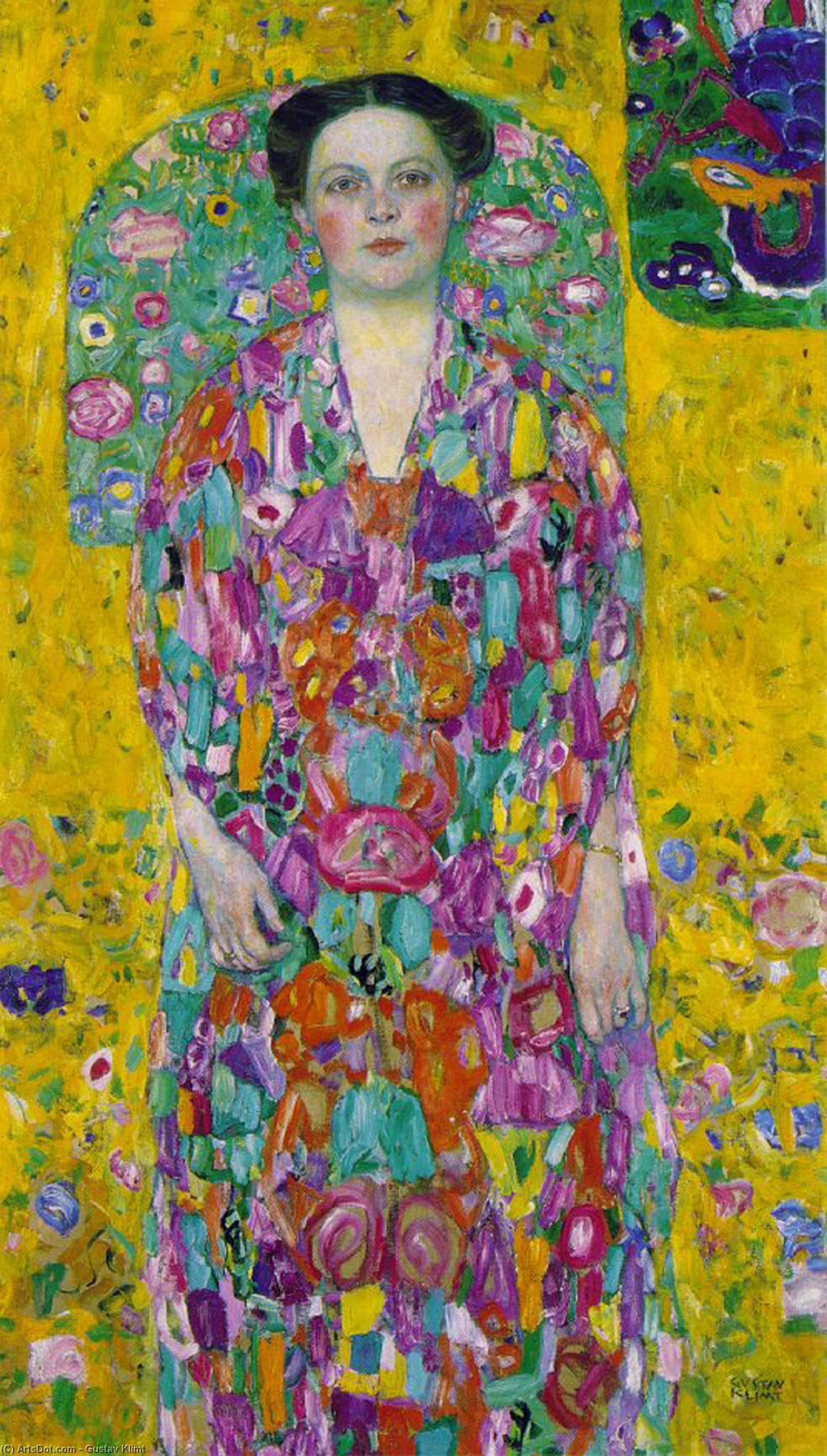 Portrait Of Eugenia Primavesi — Gustav Klimt