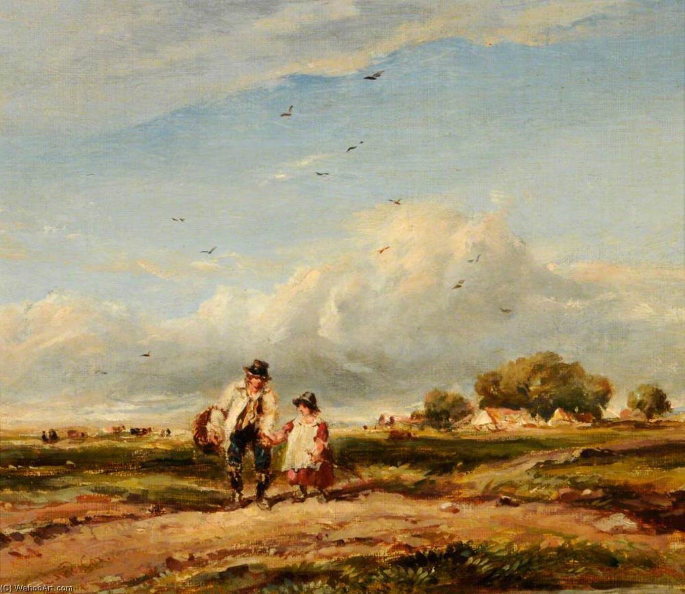 The Wayfarers — David Cox The Elder