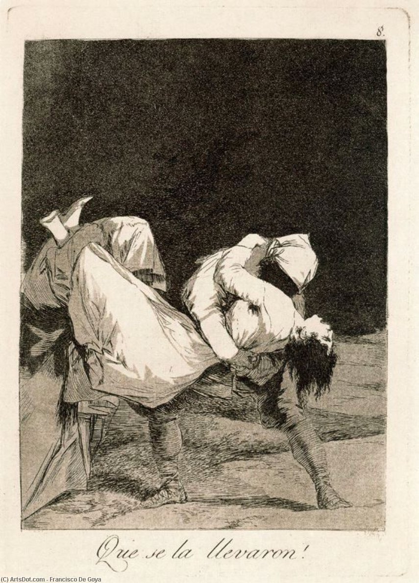 Que Se La Llevaron! — Francisco José De Goya Y Lucientes
