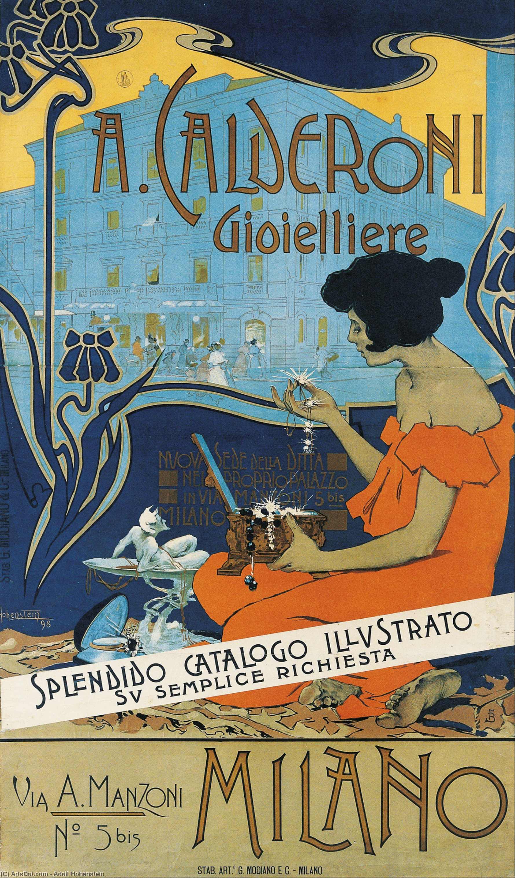 A. Calderoni Gioielliere — Adolf Hohenstein