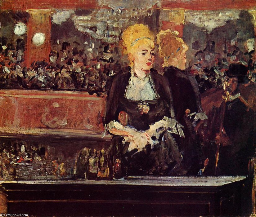 Study For 'bar At The Folies-bergere' — Édouard Manet