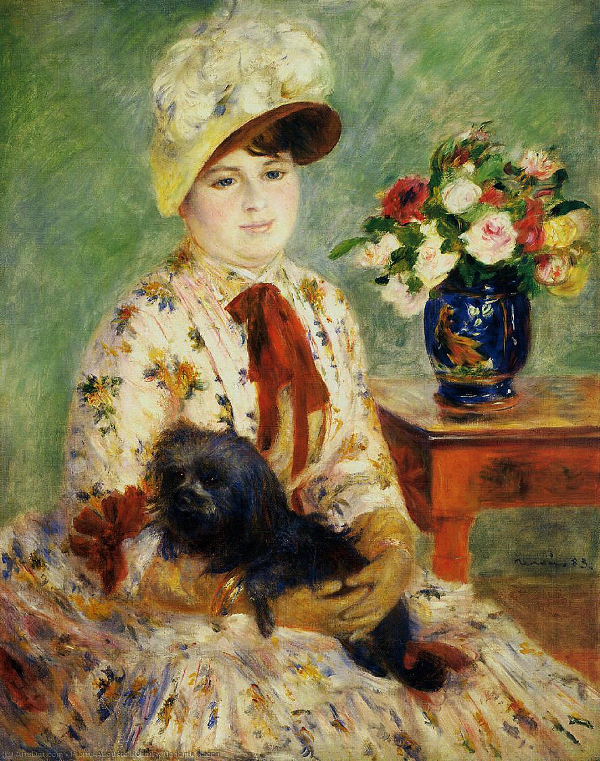 Madame Hagen — Pierre-auguste Renoir