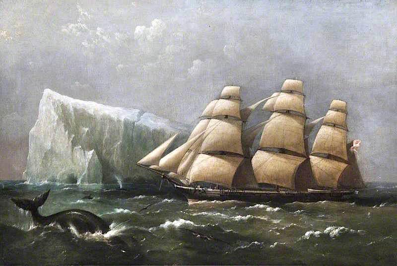 Hms Scout Passing An Iceberg, 4 March 1875 — Richard Brydges Beechey