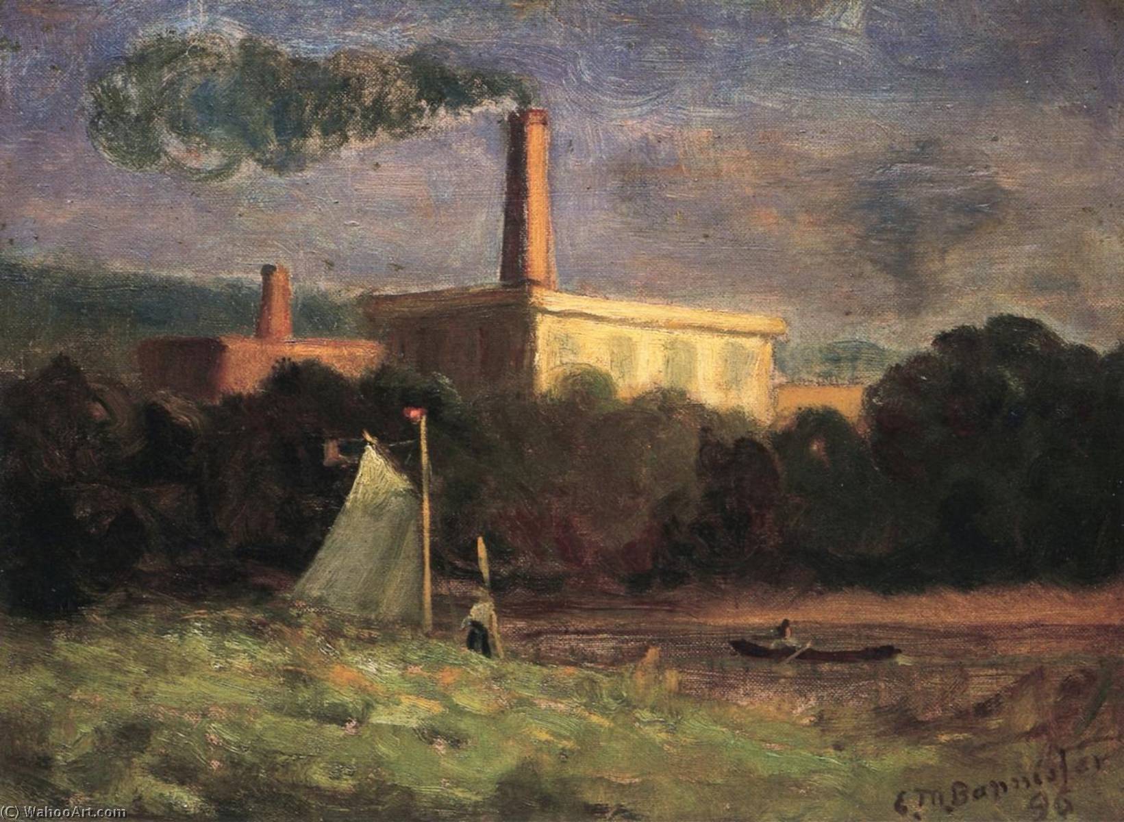 The Mill In Knightsville — Edward Mitchell Bannister