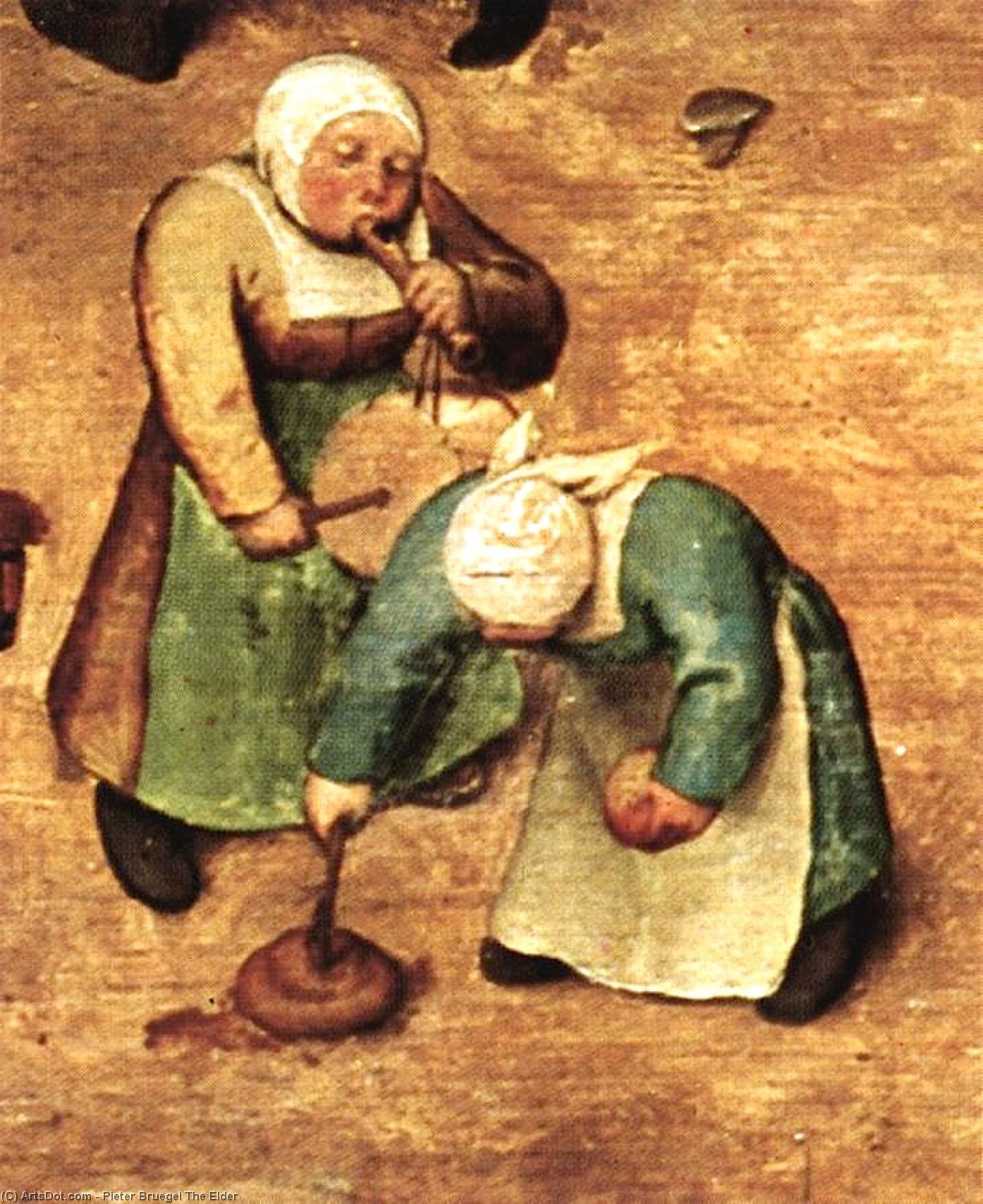 Children's Games (detail) (11) — Pieter Bruegel The Elder