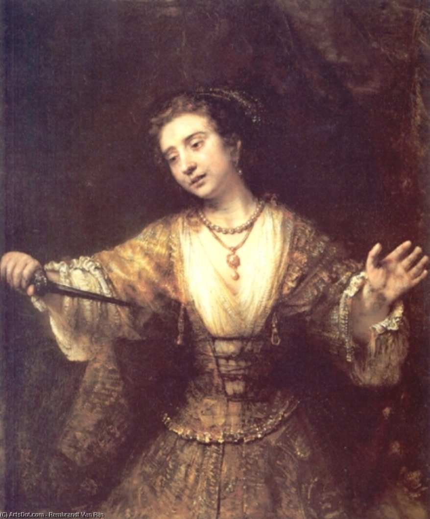 Lucretia 1 — Rembrandt Van Rijn