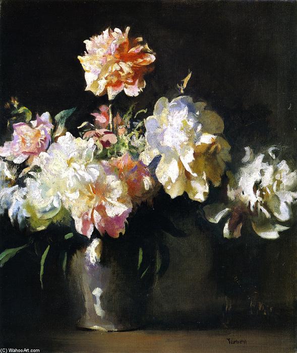 Still Life: Vase Of Peonies — Edmund Charles Tarbell