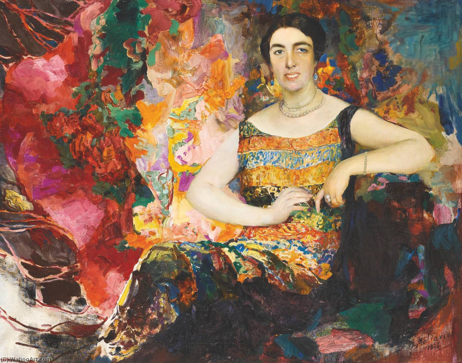 Portrait Of A Lady — Filipp Andreevich Maliavin