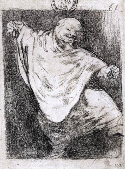 Phantom Dancing With Castanets — Francisco José De Goya Y Lucientes