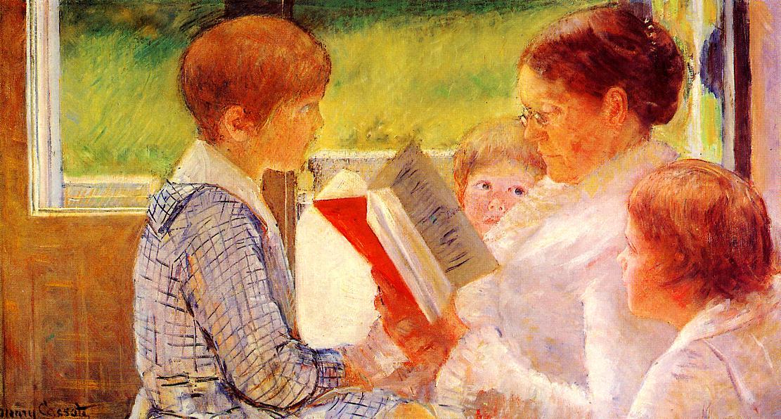 Mrs Cassatt Reading To Her Grandchildren — Mary Stevenson Cassatt