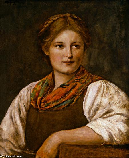 A Bavarian Peasant Girl — Franz Von Defregger